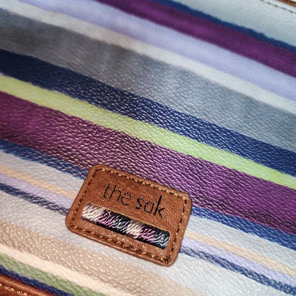 THE SAK PLUM STRIPED CROSSBODY BAG - Picture 2 of 6